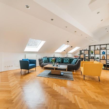 Penthouse apartment - Sauna - Terrasse - Kamin - AC Vienna Luaran gambar