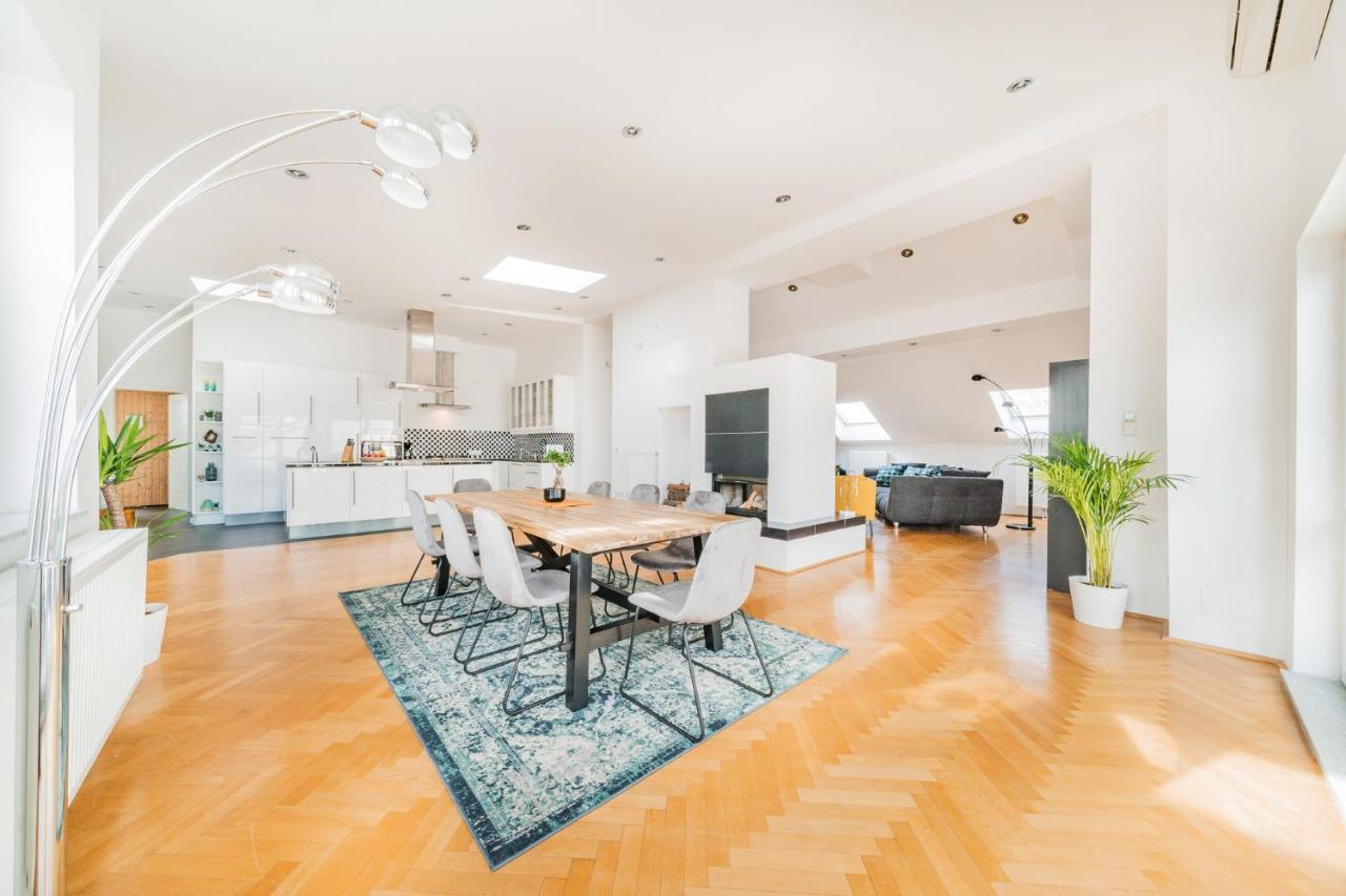 Penthouse apartment - Sauna - Terrasse - Kamin - AC Vienna Luaran gambar