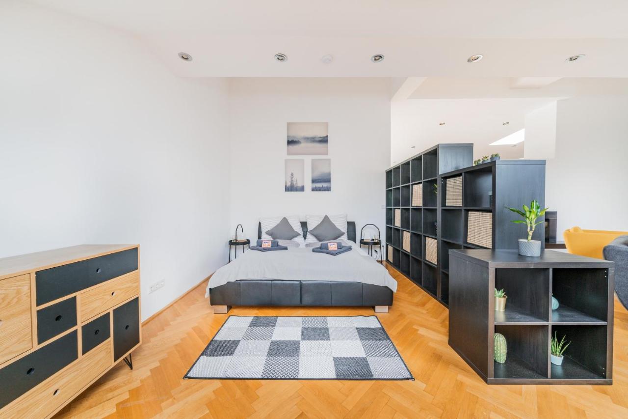 Penthouse apartment - Sauna - Terrasse - Kamin - AC Vienna Luaran gambar