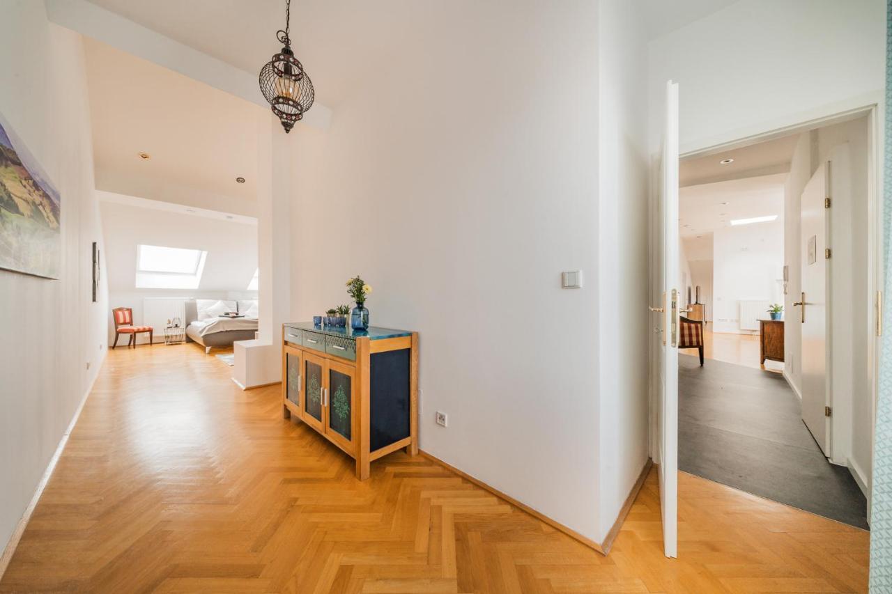 Penthouse apartment - Sauna - Terrasse - Kamin - AC Vienna Luaran gambar