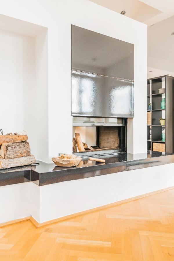 Penthouse apartment - Sauna - Terrasse - Kamin - AC Vienna Luaran gambar